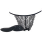 Black Lace Bikini & Remote Panty Vibe XL