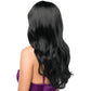 Anne Long Wavy Wig in Black