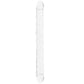 RealRock Crystal Jelly 18 Inch Double Dildo in Clear