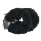 Black Furry Hand Cuffs