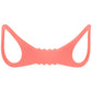 S&M Peaches 'n CreaMe Silicone Cuffs in Large