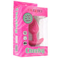 Cheeky Glow-In-The-Dark Vibrating Butt Plug in Pink