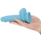 Declan 6.5 Inch Silicone Dildo in Blue