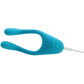 Tryst V2. Multi-Erogenous Silicone Vibe in Teal