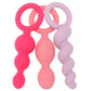 Satisfyer Plugs Silicone 3 Piece Set in Multi-Coloured