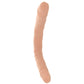 Silicone Studs Bend & Hold 16 Inch Double Dildo in Light