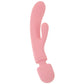 Satisfyer Triple Lover Rabbit Wand Hybrid Vibe in Pink