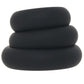 LEVELZ 3 Piece Wide O Cock Ring Set in L-XXL