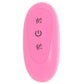 Colours 6 Inch Ribbed Remote Vibe in Pink