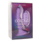 Colours 5 Inch Ribbed Remote Vibe in Purple