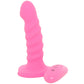Colours 5 Inch Ribbed Remote Vibe in Pink
