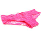 Low Rise Hot Pink Lace Panty & Love Egg XL