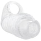 TitanMen 6 Inch Cock Sleeve with Ball Strap in Clear