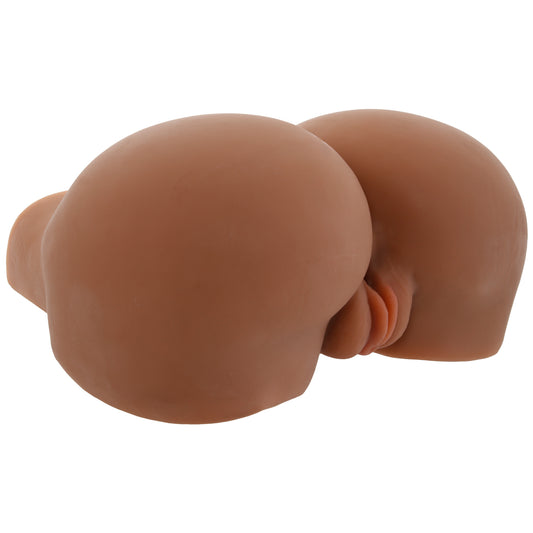 Stroke-X Bubble Butt Pussy & Ass Masturbator in Brown