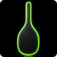 Ouch! Glow In The Dark Round Paddle