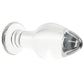 Clarity Utopian Bud Glass Butt Plug
