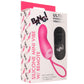 Bang! Silicone Mini Vibe with Remote in Pink
