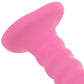 Colours 6 Inch Ribbed Remote Vibe in Pink