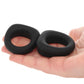 Renegade Alpha Rings 2 Piece Cock Ring Set in Black