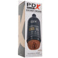 PDX Shower Therapy Soothing Scrub Stroker in Brown