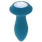 Power Gem Vibrating Petite Crystal Probe in Blue