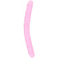 RealRock Crystal Jelly 18 Inch Double Dildo in Pink
