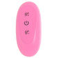 Colours 5 Inch Ribbed Remote Vibe in Pink