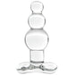 Clarity Utopian Reverie Beaded Glass Butt Plug