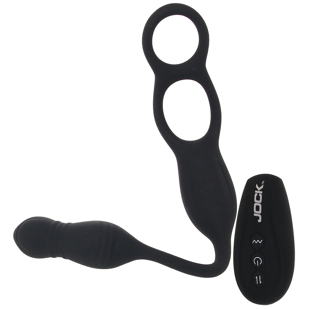 Jock Hyper Thrusting Anal Plug with Cock Ring  PinkCherry Canada