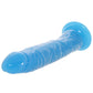 RealRock 7 Inch Glow-in-the-Dark Slim Dildo in Blue