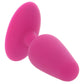 Bang! Vibrating Silicone Butt Plug in Pink