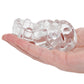 Crystal Jellies Performance Cock Ring Set in Clear