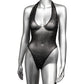 Radiance Deep V Black Body Suit XL