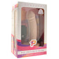 Pegasus Realistic 6.5 Inch Vibrating Strap-On in Light