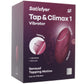 Satisfyer Tap & Climax 1 Tapping Vibe in Red