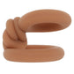 Cooper Liquid Silicone Dual Super Stretch C-Ring in Tan