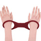 Sex & Mischief Enchanted Silicone Cuffs in Large