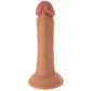 King Cock Elite Dual Density 7 Inch Silicone Cock in Brown