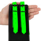 Ouch! Glow Bondage Belt with Thigh and Wrist Cuffs /XL