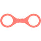 S&M Peaches 'n CreaMe Silicone Cuffs in Small