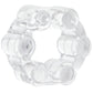 Crystal Jellies Performance Cock Ring Set in Clear