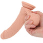 RealRock 8 Inch Vibrating Weighted Ballsy Dildo in Light