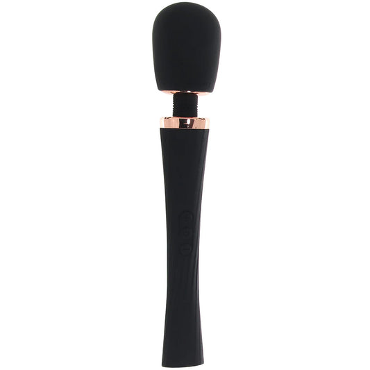 PinkCherry Luxury Slim Rechargeable Wand in Black