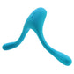 Tryst V2. Multi-Erogenous Silicone Vibe in Teal