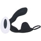 Atomic Heat-Up P-Spot Massager with Ring in Black