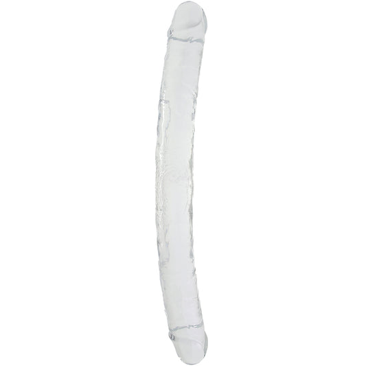 King Cock 18 Inch Double Dildo in Clear
