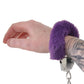 WhipSmart Classic Furry Cuffs in Purple