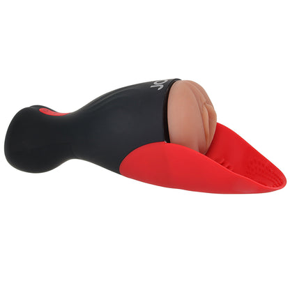 Jock Sucking & Vibrating Pussy Masturbator