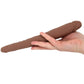 Silicone Studs Bend & Hold 12 Inch Dildo in Brown