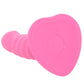 Colours 6 Inch Ribbed Remote Vibe in Pink